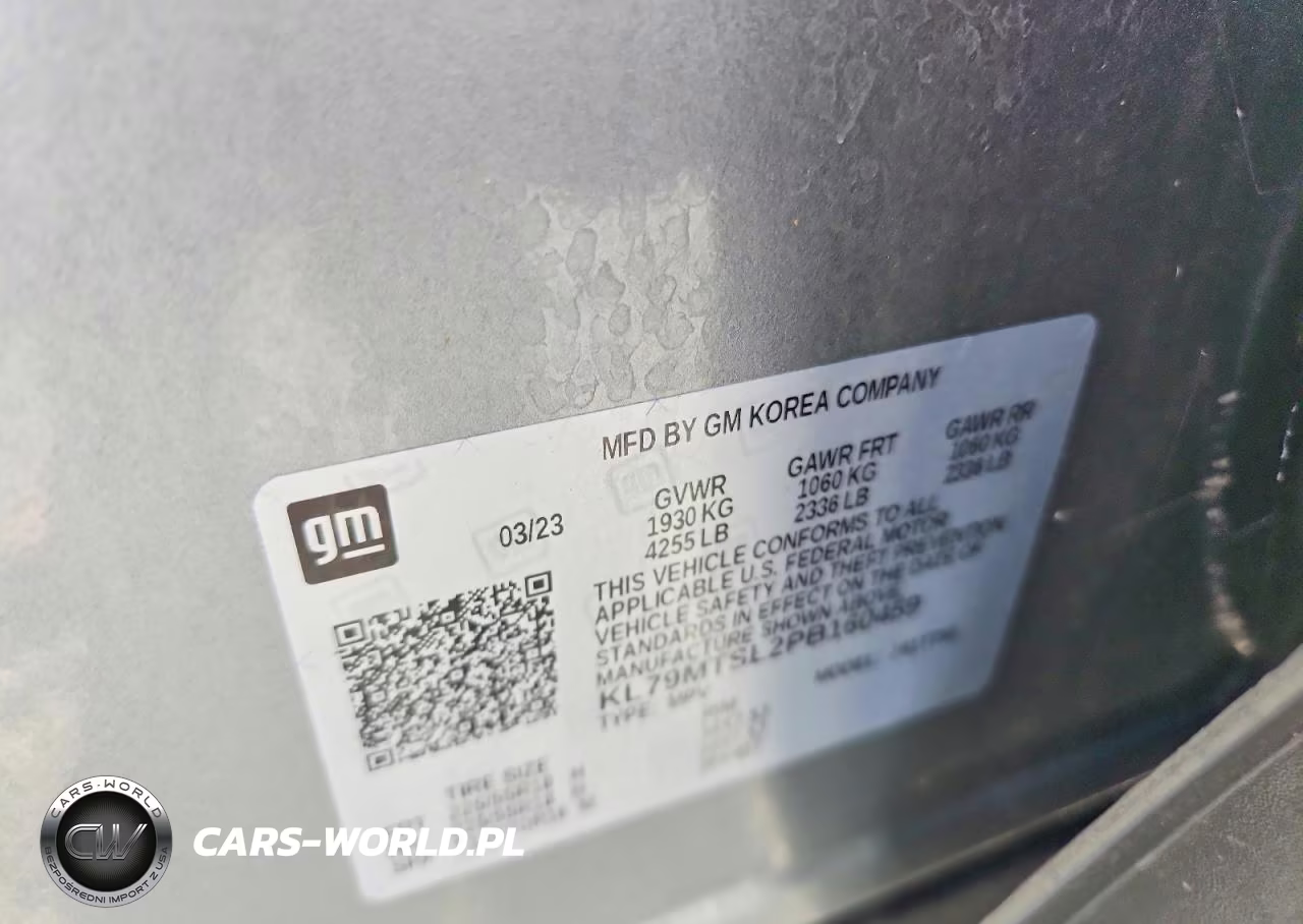 2023 Chevrolet Trailblazer Rs VIN:KL79MTSL2PB160459 - 12