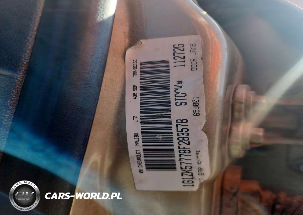 2008 Chevrolet Malibu Ltz VIN:1G1ZK57778F283578 - 12