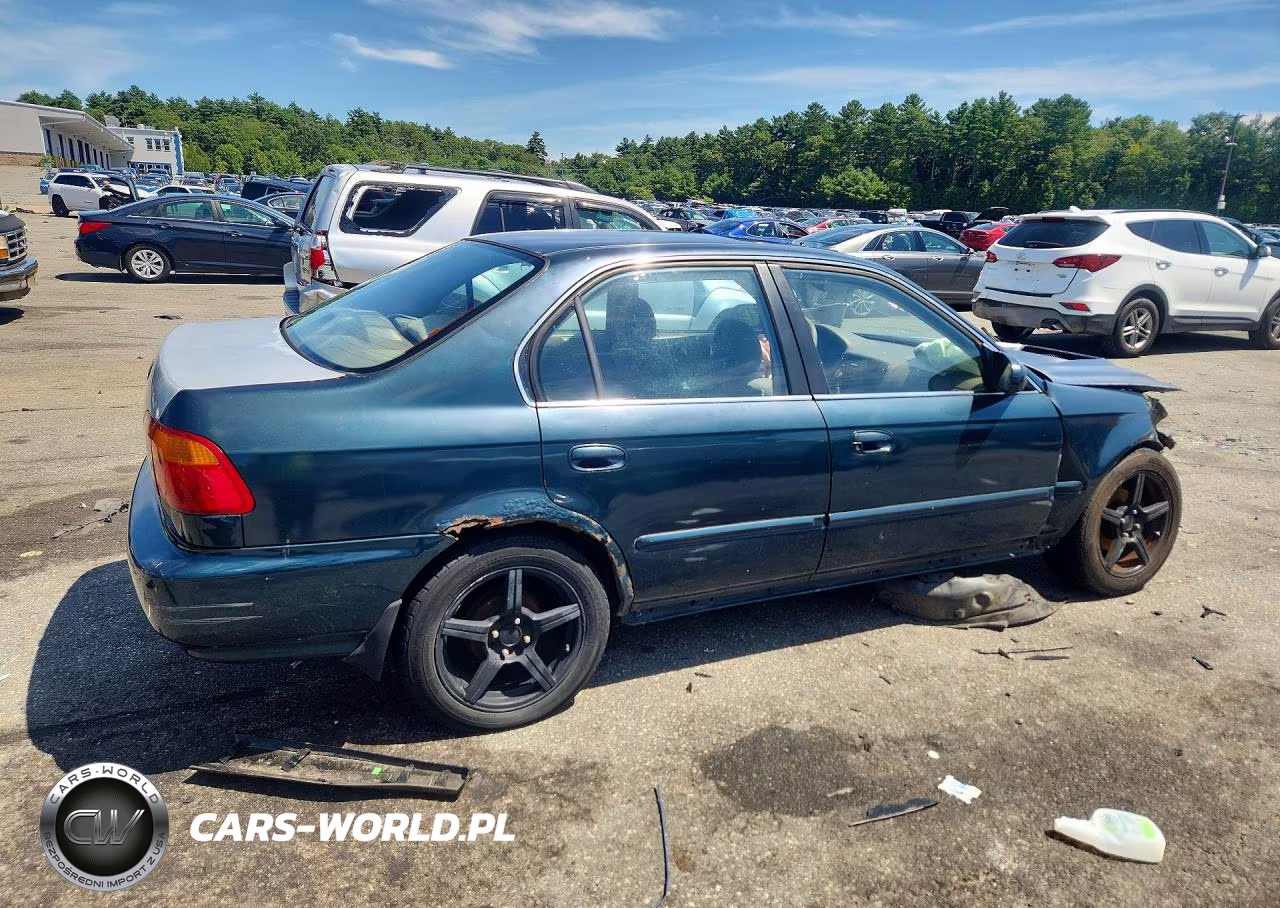 1998 Honda Civic Ex VIN:2HGEJ8645WH593565 - 2