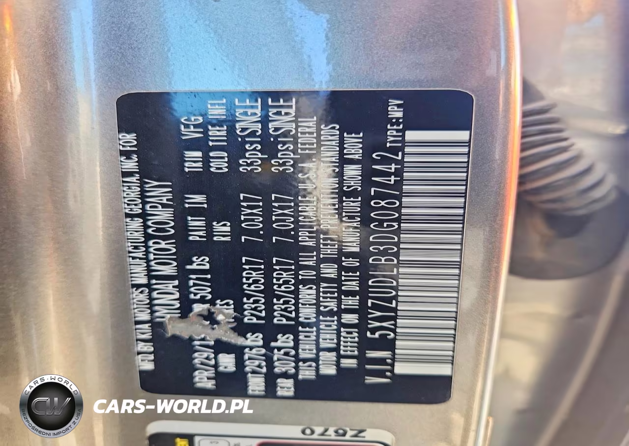 2013 Hyundai Santa Fe Sport 2.4L VIN:5XYZUDLB3DG087442 - 12