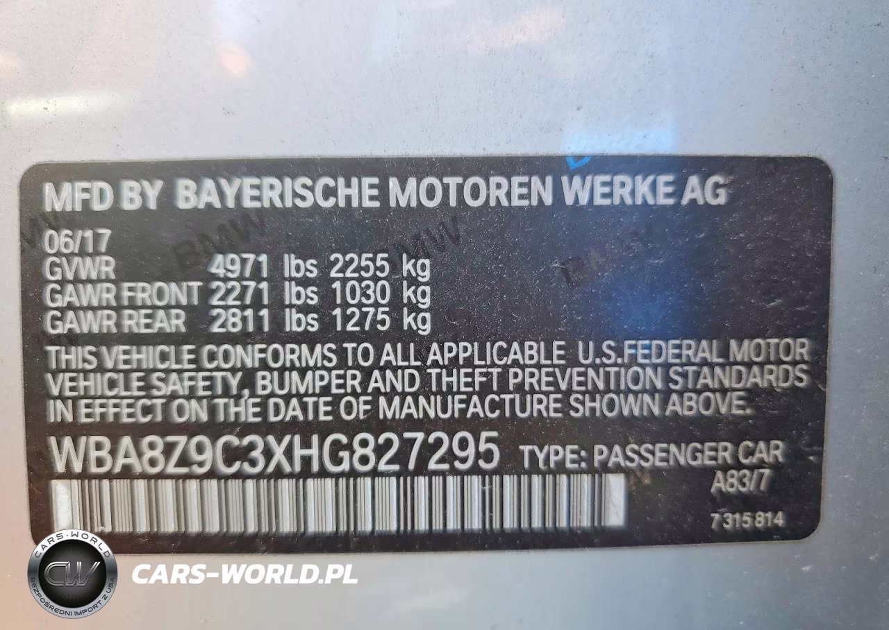 2017 BMW 330 Xigt VIN:WBA8Z9C3XHG827295 - 12