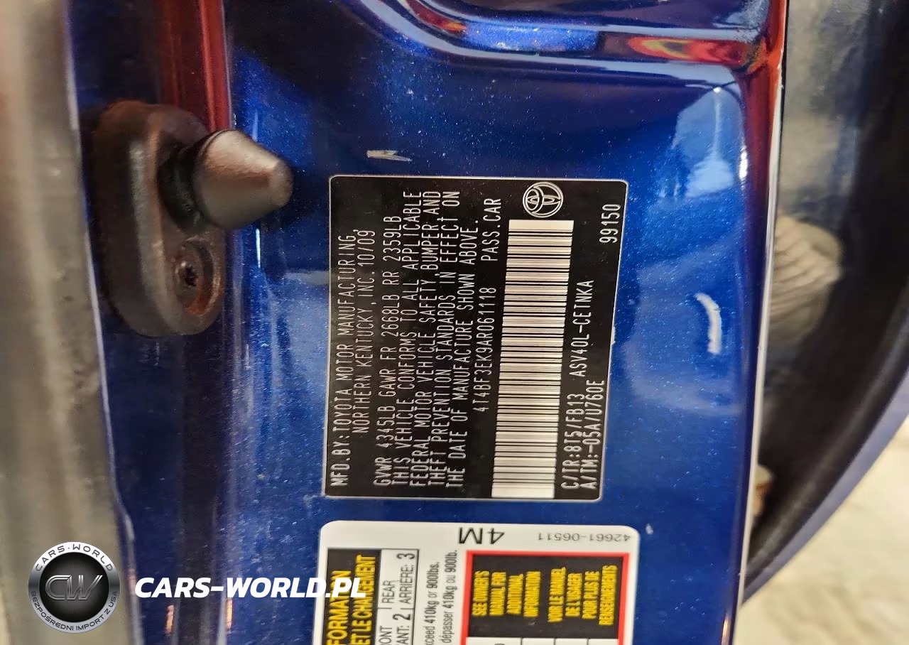 2010 Toyota Camry Le VIN:4T4BF3EK9AR061118 - 13