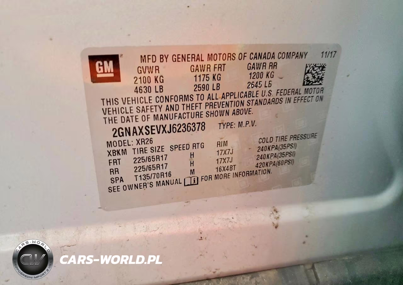 2018 Chevrolet Equinox Lt VIN:2GNAXSEVXJ6236378 - 13