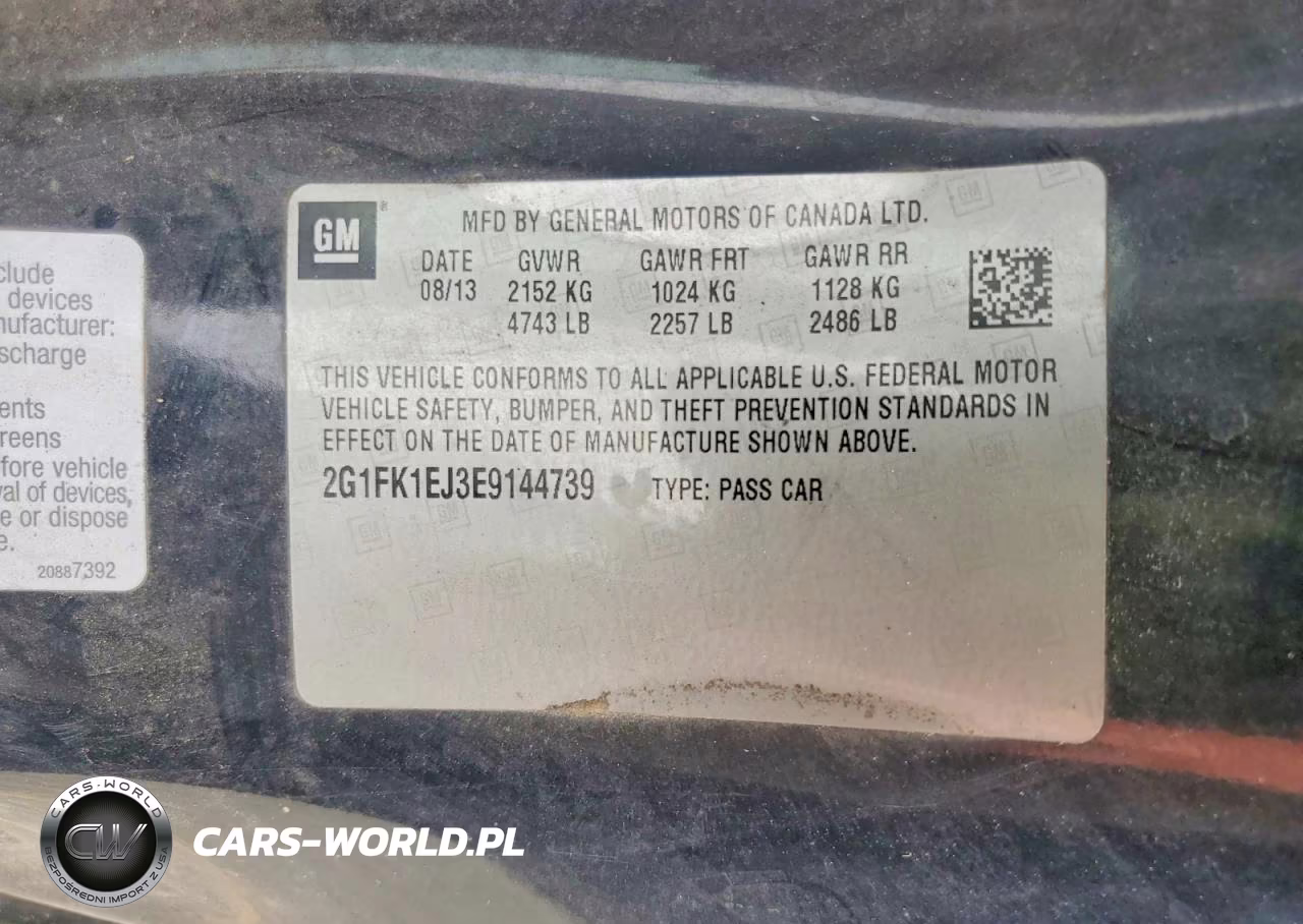 2014 Chevrolet Camaro 2Ss VIN:2G1FK1EJ3E9144739 - 12
