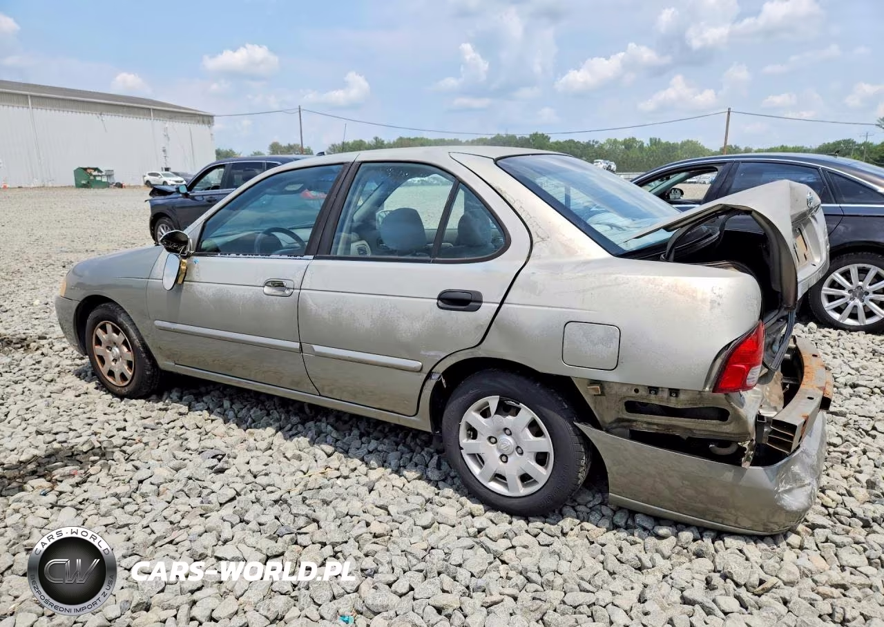 2002 Nissan Sentra Xe VIN:3N1CB51DX2L656527 - 2