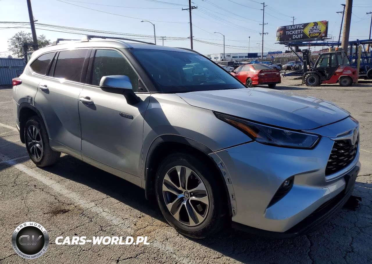 2021 Toyota Highlander Hybrid Xle VIN:5TDHARAH1MS506254 - 4