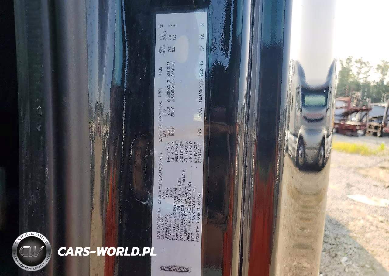 2020 Freightliner Cascadia 126 VIN:3AKJHHDR1LSLK1081 - 13