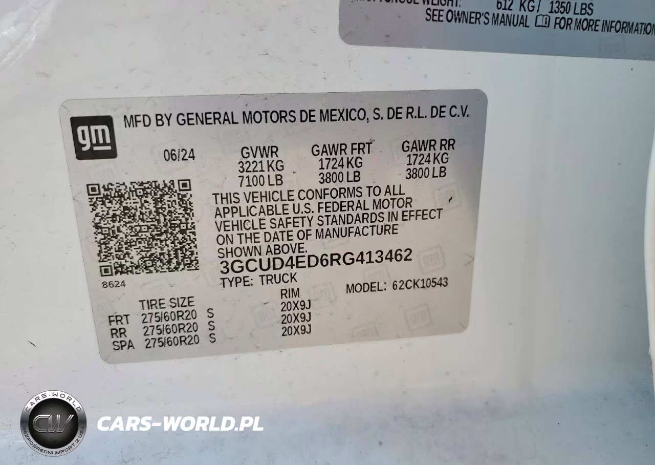 2024 Chevrolet Silverado K1500 Ppv VIN:3GCUD4ED6RG413462 - 13