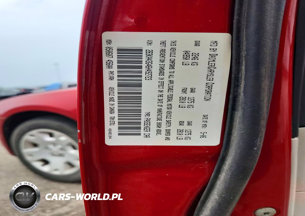 2006 Dodge Charger Se VIN:2B3KA43G46H492723 - 12
