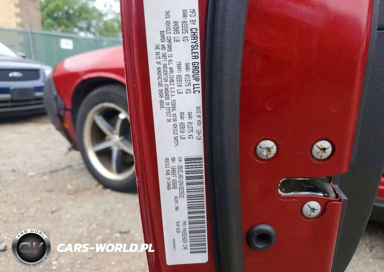 2010 Dodge Challenger Se VIN:2B3CJ4DV2AH323522 - 12