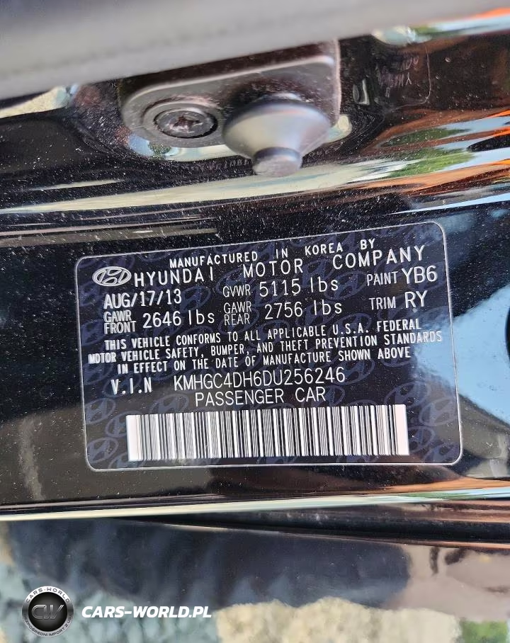 2013 Hyundai Genesis VIN:KMHGC4DH6DU256246 - 13