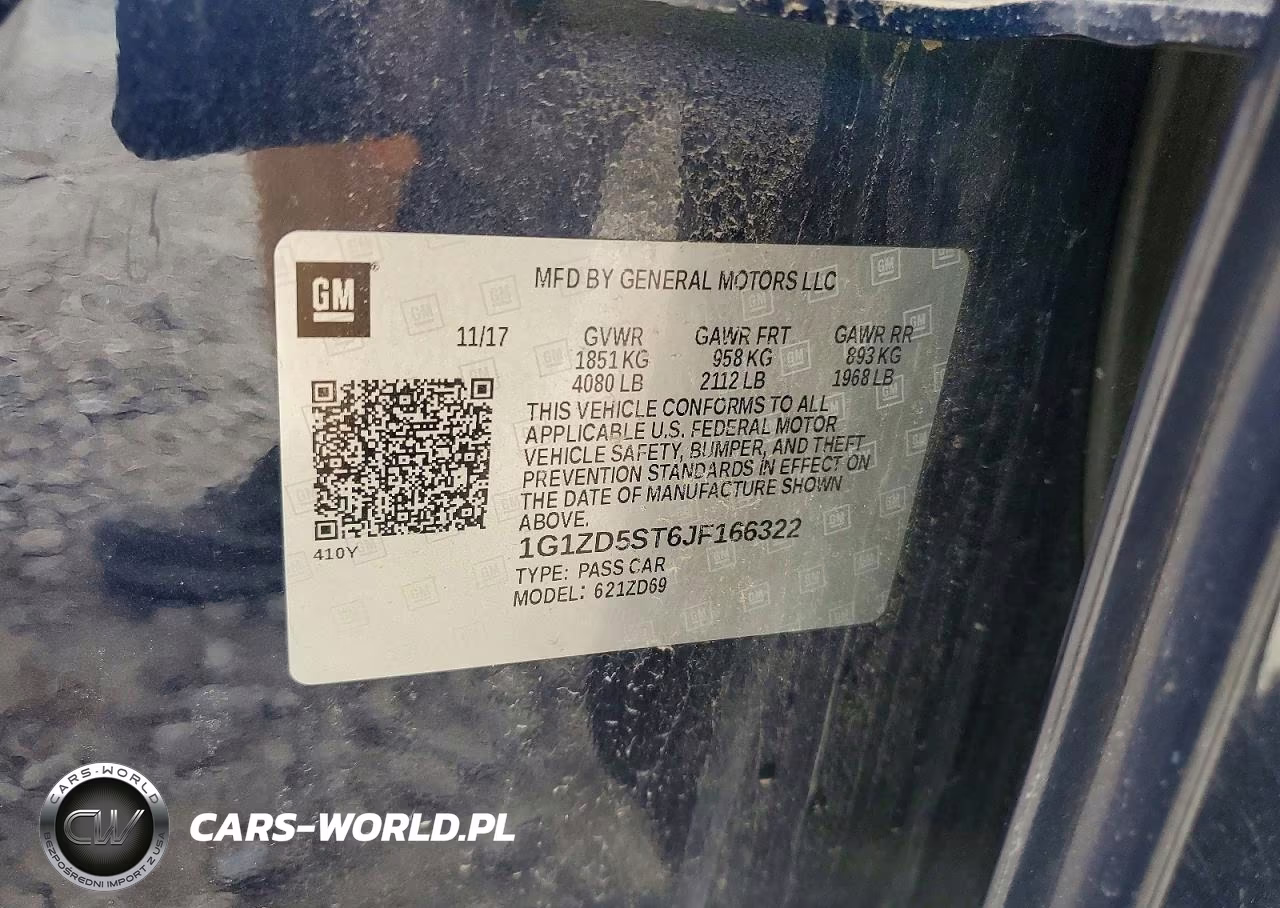 2018 Chevrolet Malibu Lt VIN:1G1ZD5ST6JF166322 - 12