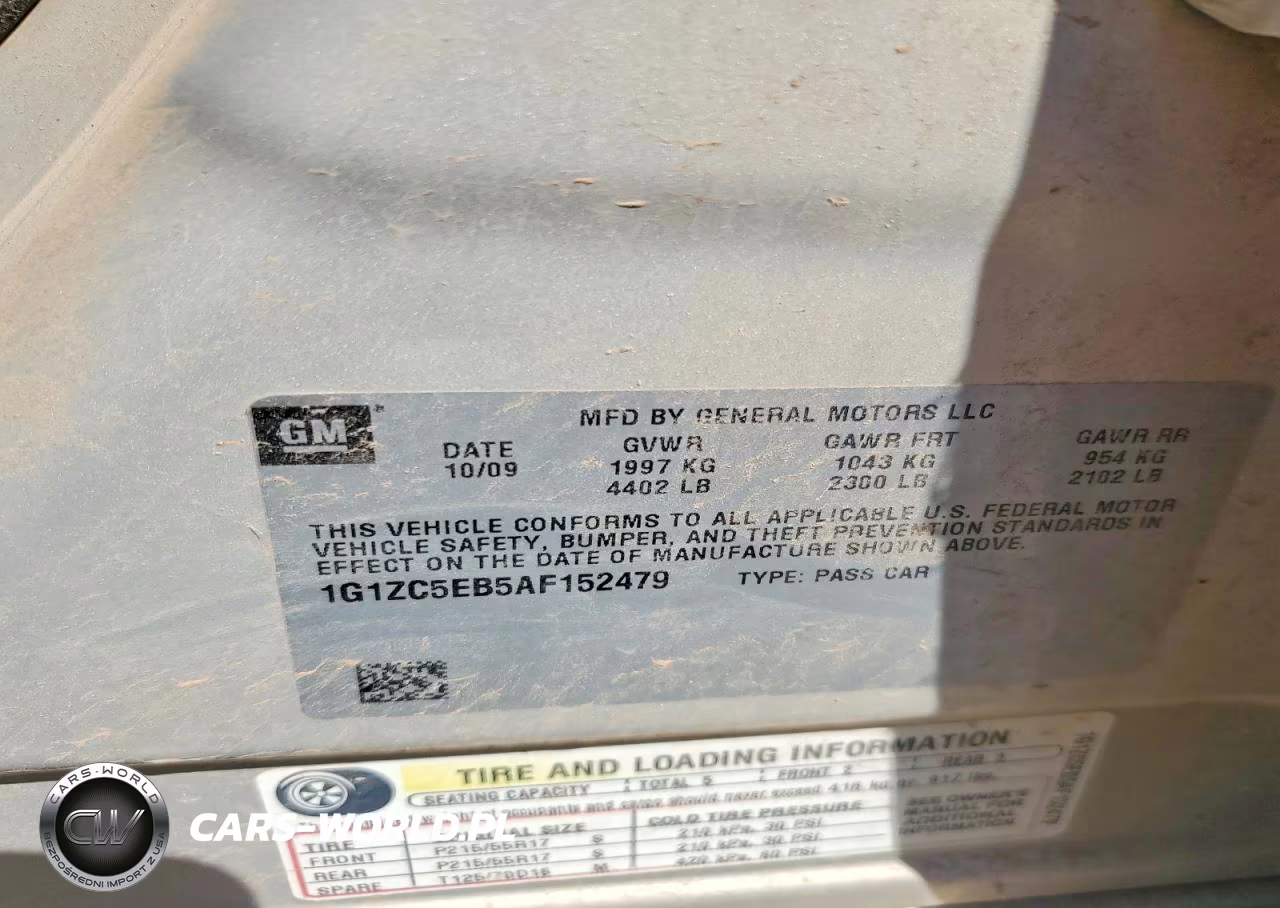 2010 Chevrolet Malibu VIN:1G1ZC5EB5AF152479 - 12