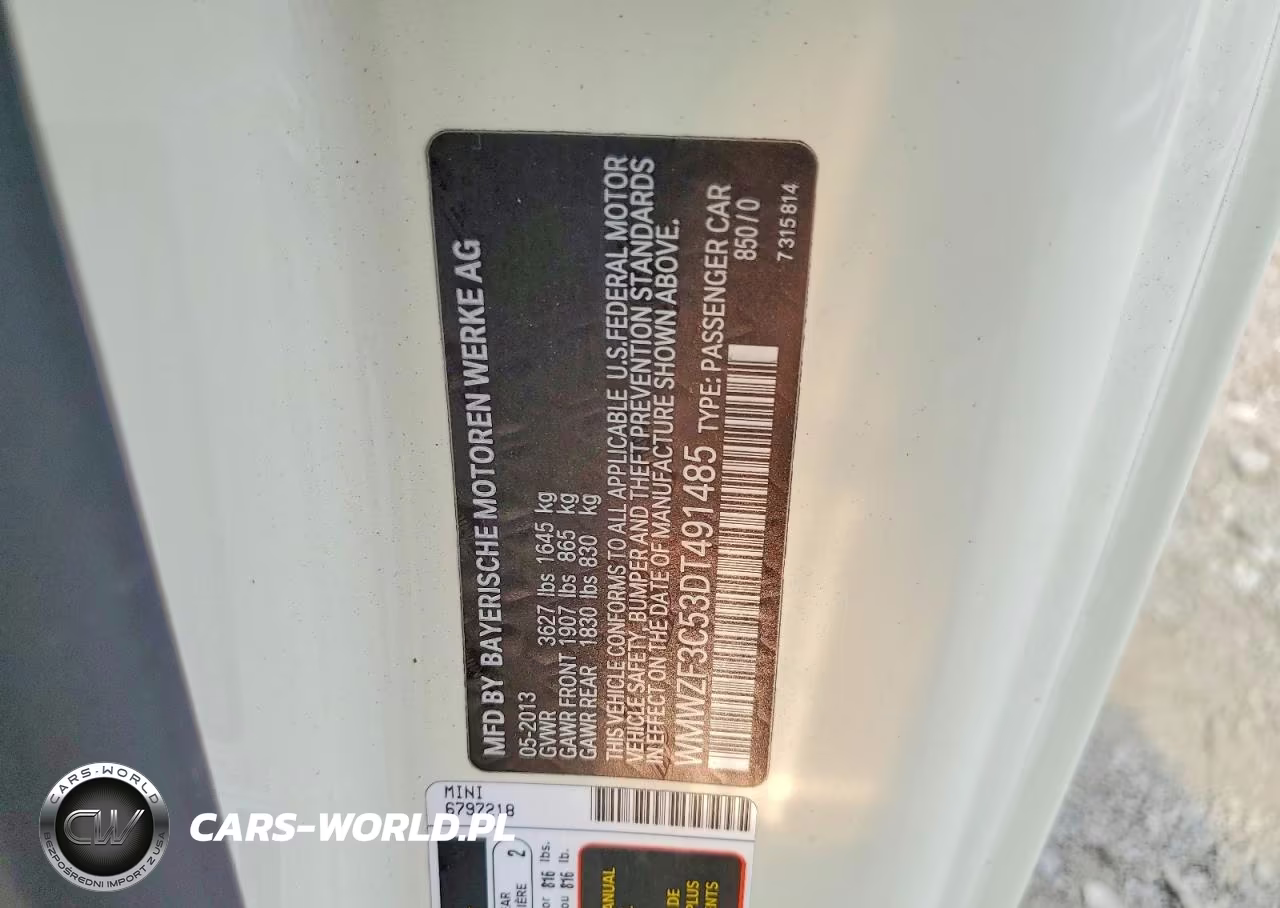 2013 Mini Cooper Clubman VIN:WMWZF3C53DT491485 - 12