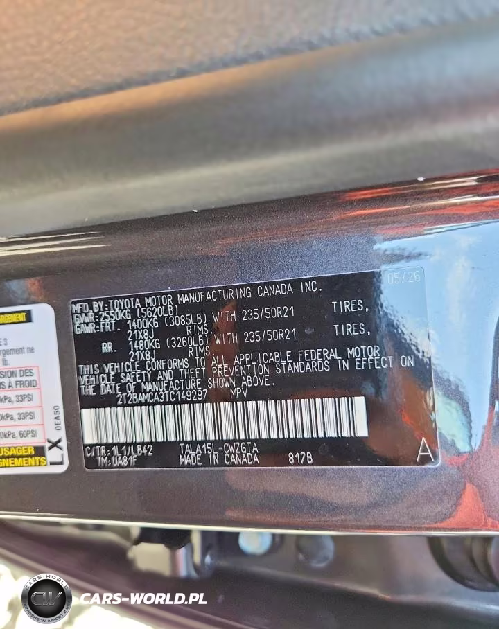 2026 Lexus Rx 350 Premium+ VIN:2T2BAMCA3TC149297 - 14
