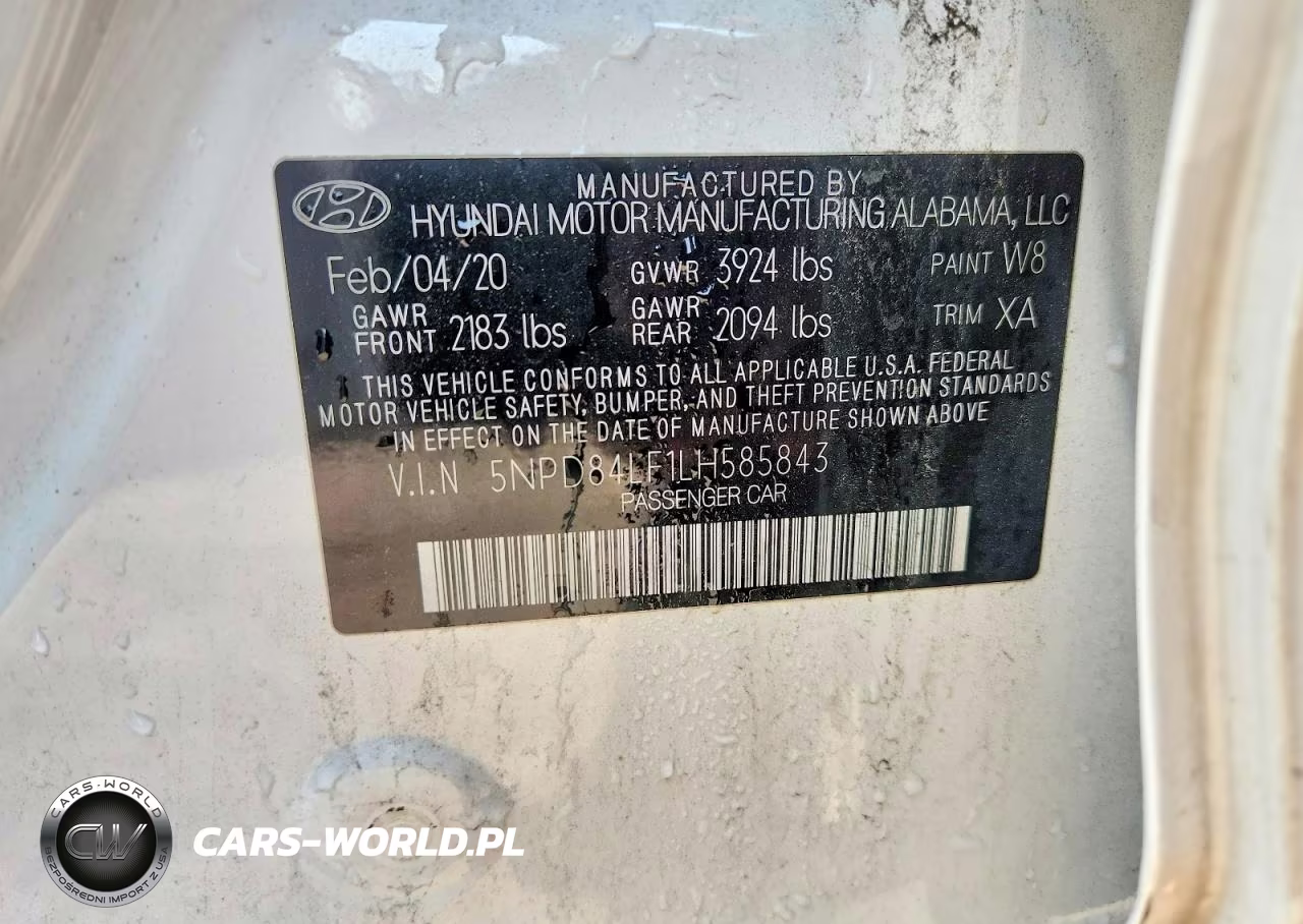 2020 Hyundai Elantra Value Edition VIN:5NPD84LF1LH585843 - 12
