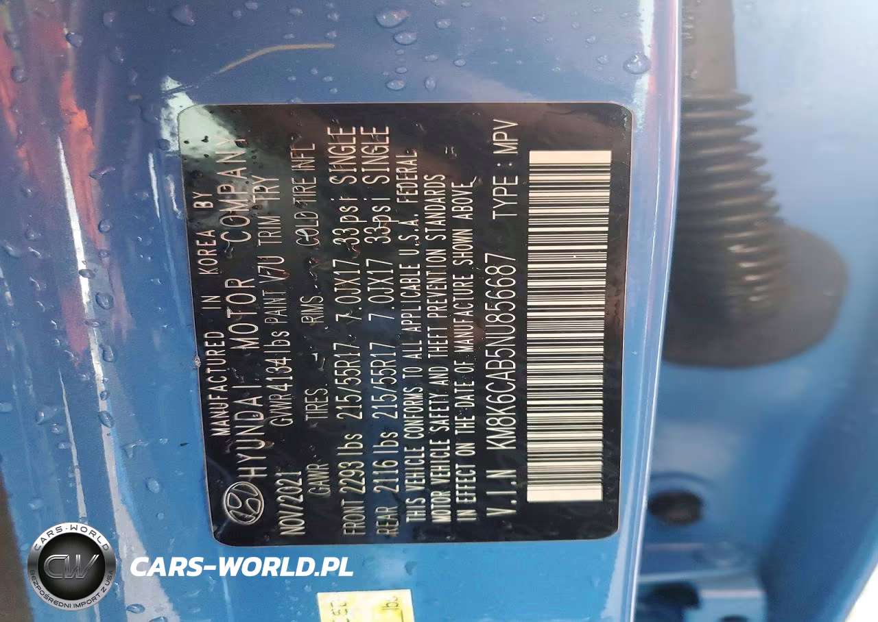 2022 Hyundai Kona Sel VIN:KM8K6CAB5NU856687 - 14