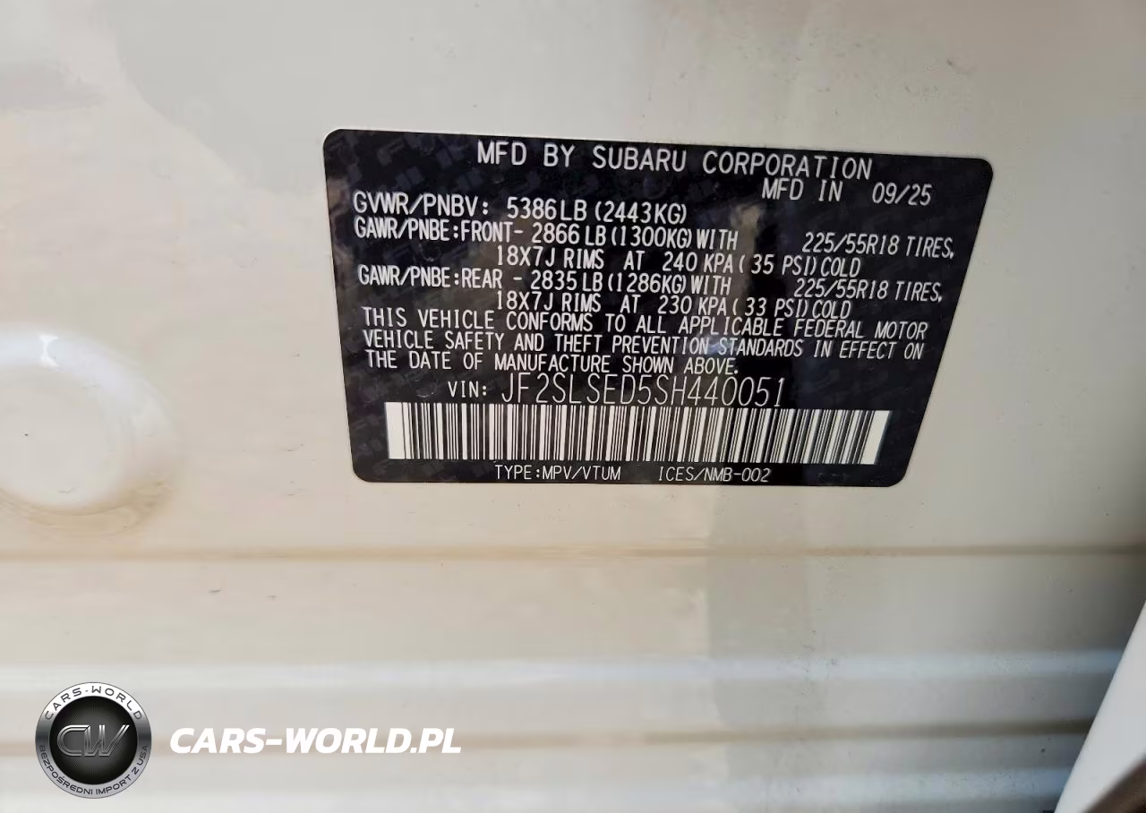 2025 Subaru Forester Premium VIN:JF2SLSED5SH440051 - 14
