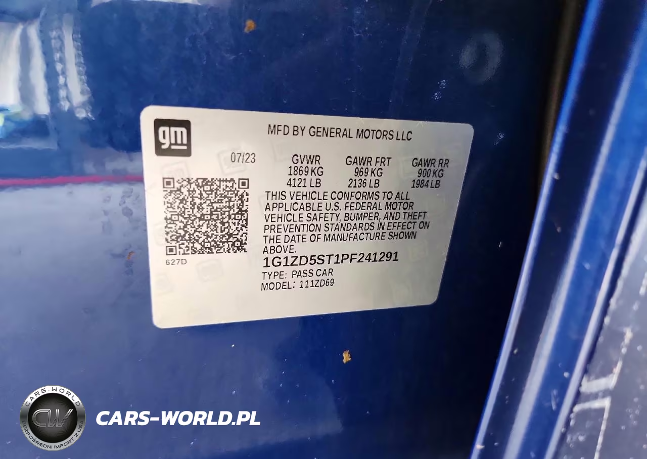2023 Chevrolet Malibu Lt VIN:1G1ZD5ST1PF241291 - 12