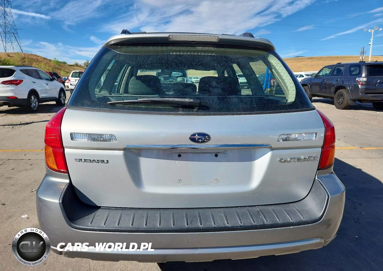 2006 Subaru Legacy Outback 2.5I VIN:4S4BP61C767330620 - 6