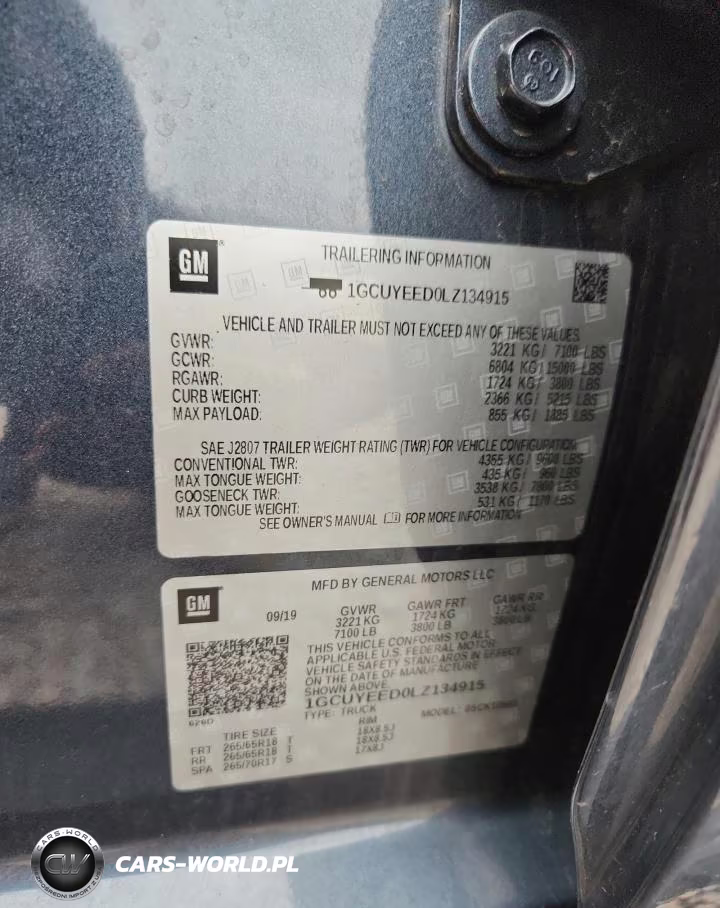 2020 Chevrolet Silverado K1500 Rst VIN:1GCUYEED0LZ134915 - 13