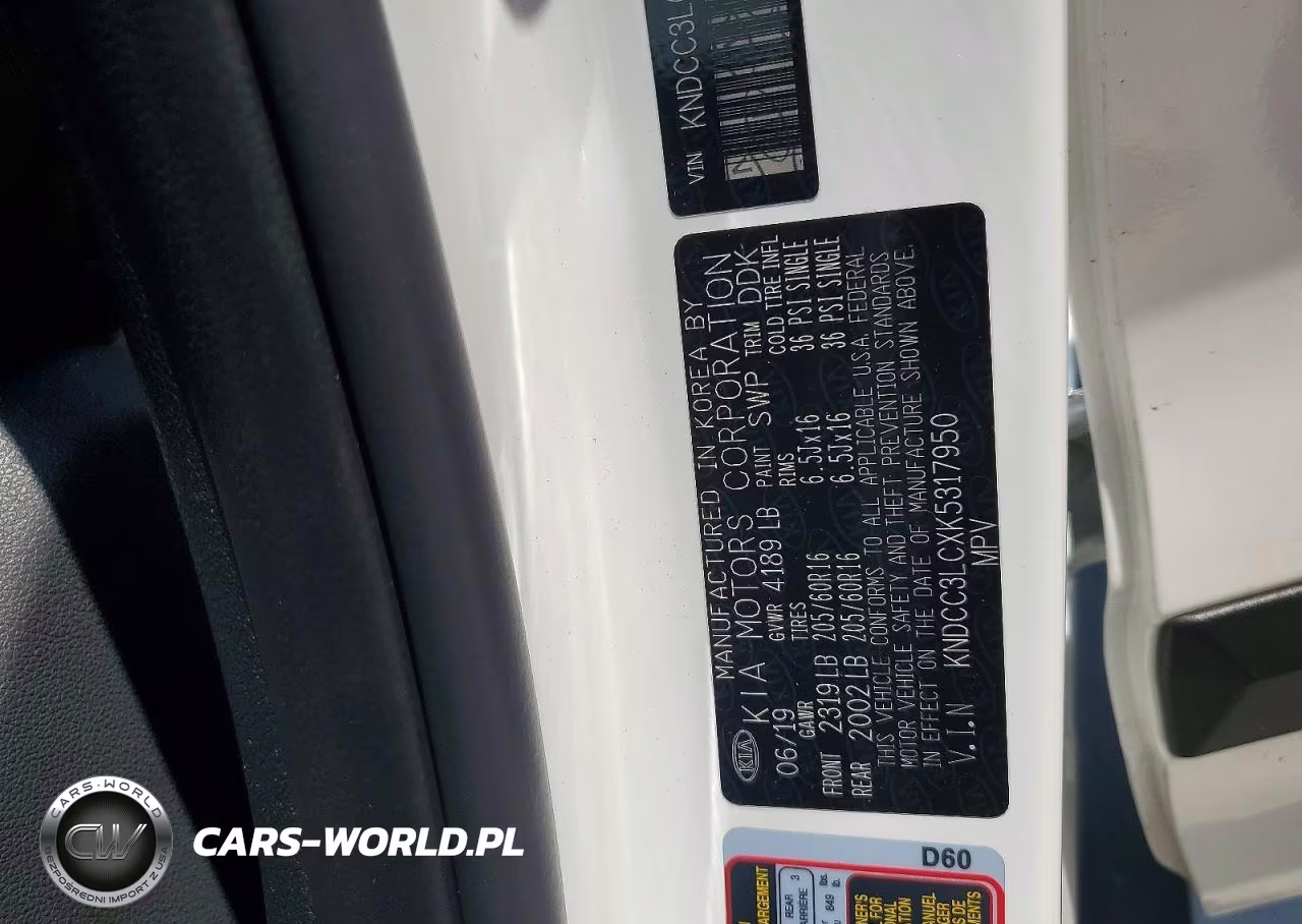 2019 Kia Niro Ex VIN:KNDCC3LCXK5317950 - 13
