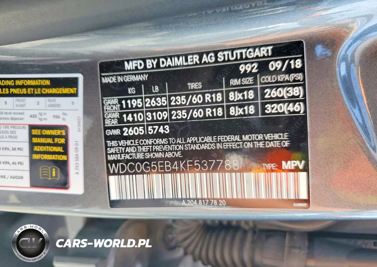 2019 Mercedes-Benz Glc 350E VIN:WDC0G5EB4KF537788 - 13