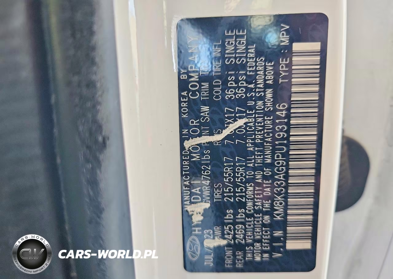 2023 Hyundai Kona Sel VIN:KM8K33AG9PU193146 - 12