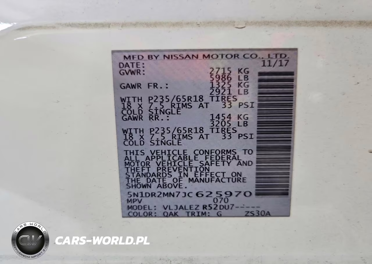 2018 Nissan Pathfinder Sv VIN:5N1DR2MN7JC625970 - 13