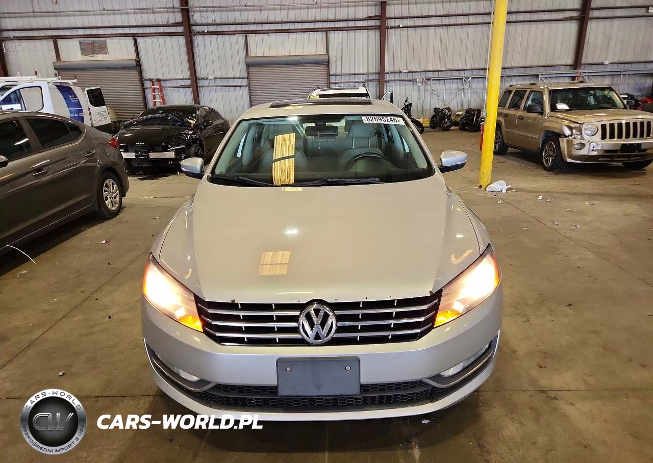 2013 Volkswagen Passat Se VIN:1VWBN7A34DC029160 - 5