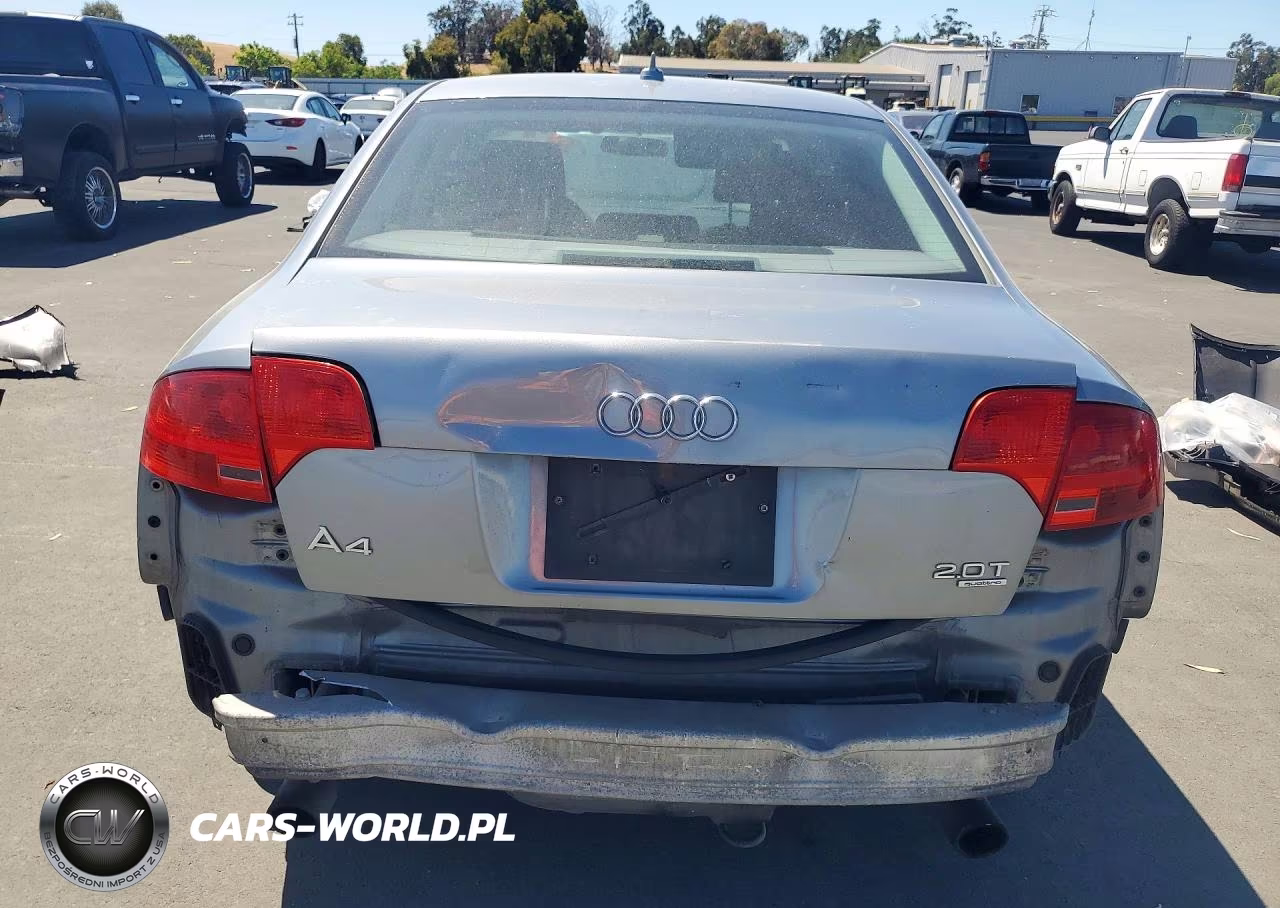 2007 Audi A4 2.0T Quattro VIN:WAUDF78E27A060839 - 6