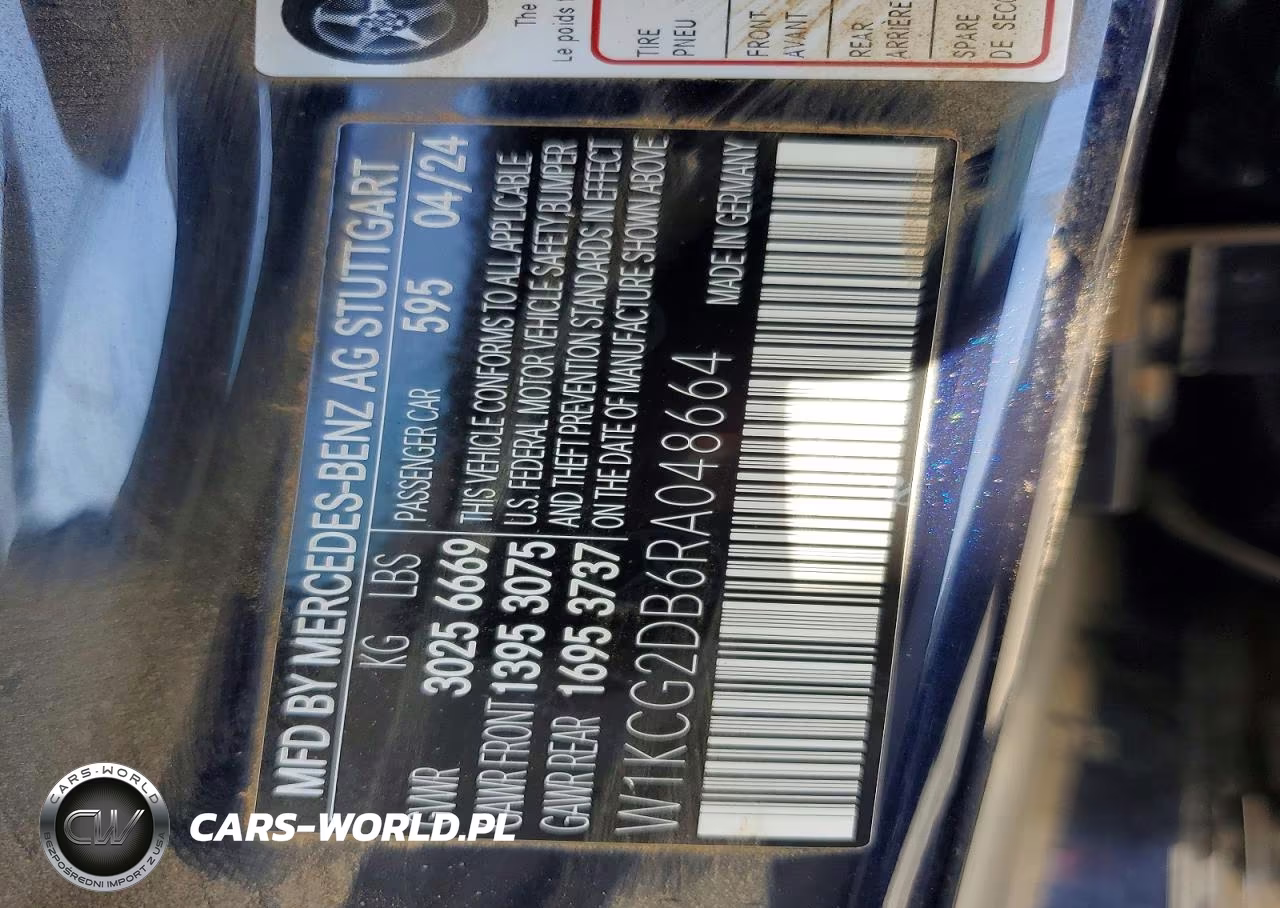 2024 Mercedes-Benz Eqs Sedan 450+ VIN:W1KCG2DB6RA048664 - 12