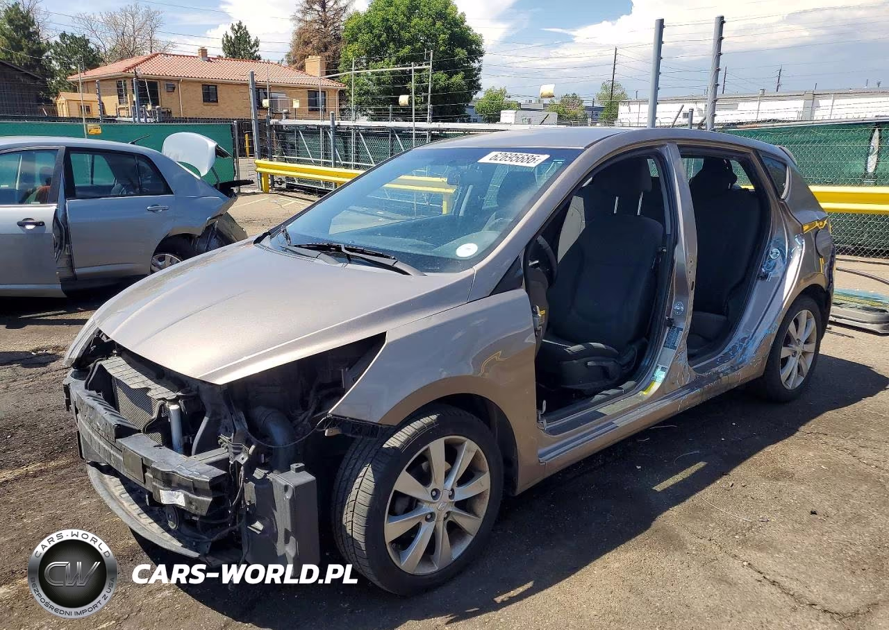 2014 Hyundai Accent Se VIN:KMHCU5AEXEU151982 - 1