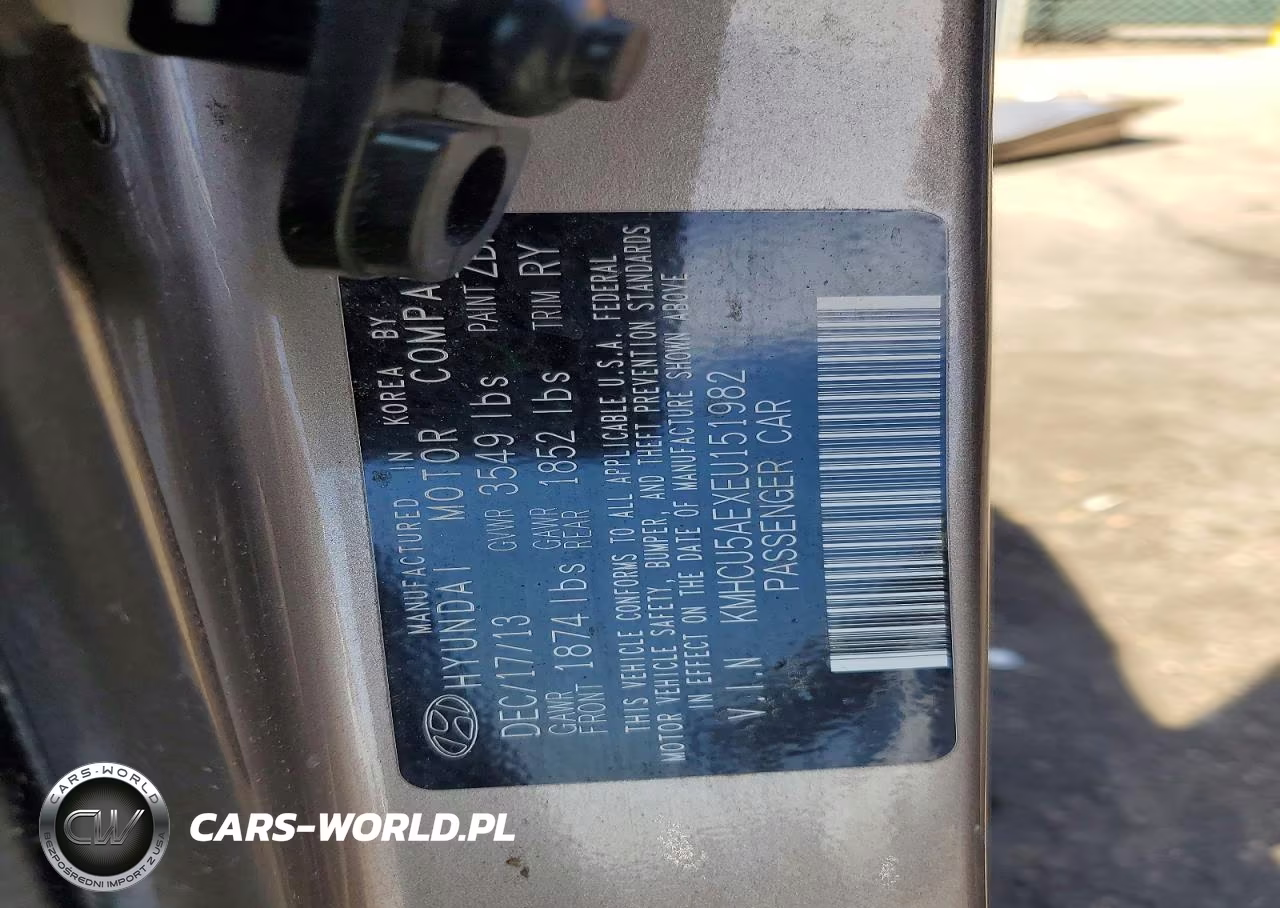 2014 Hyundai Accent Se VIN:KMHCU5AEXEU151982 - 13