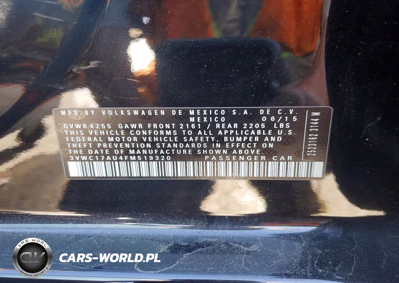 2015 Volkswagen Golf Sportwagen S VIN:3VWC17AU4FM519320 - 13