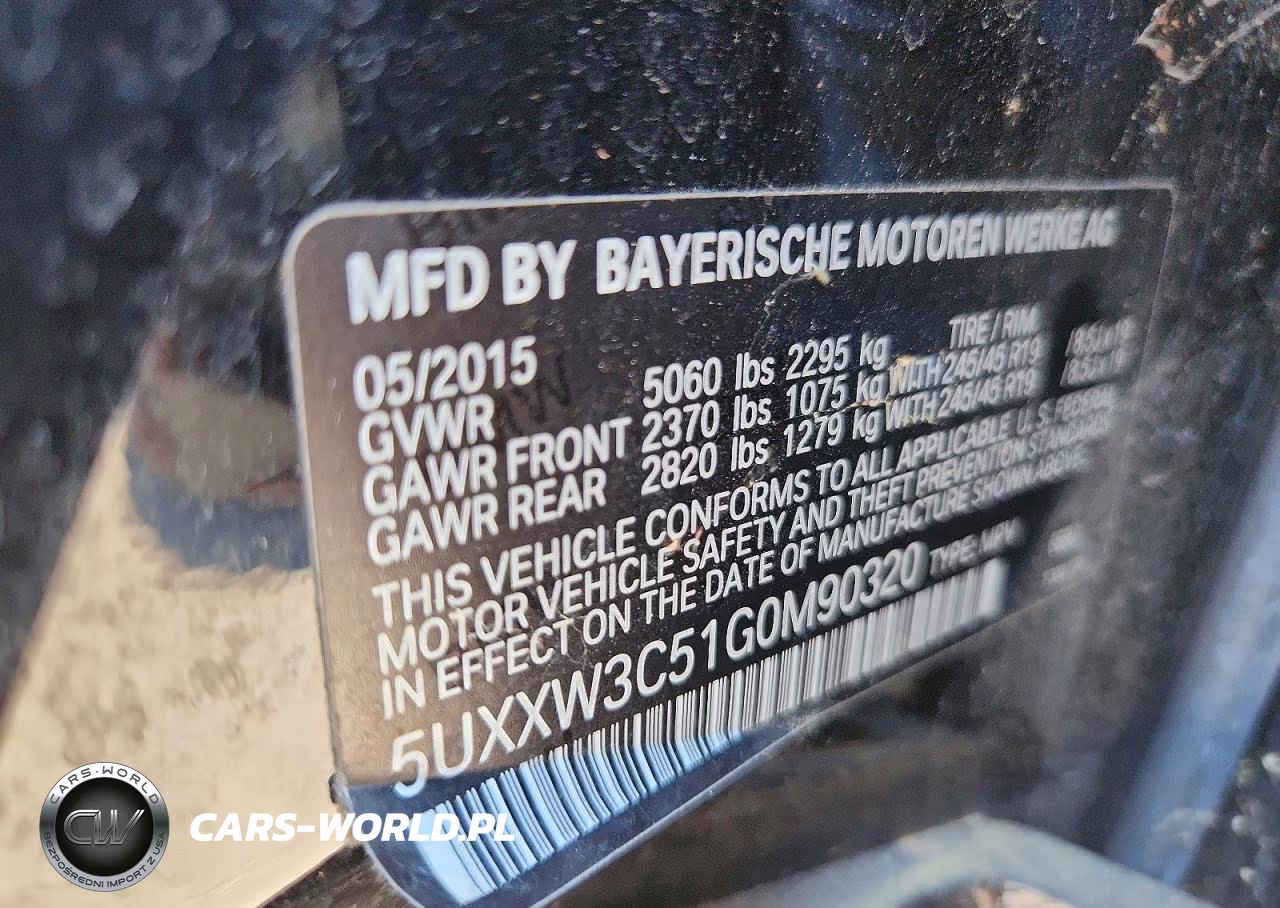 2016 BMW X4 xDrive28I VIN:5UXXW3C51G0M90320 - 12