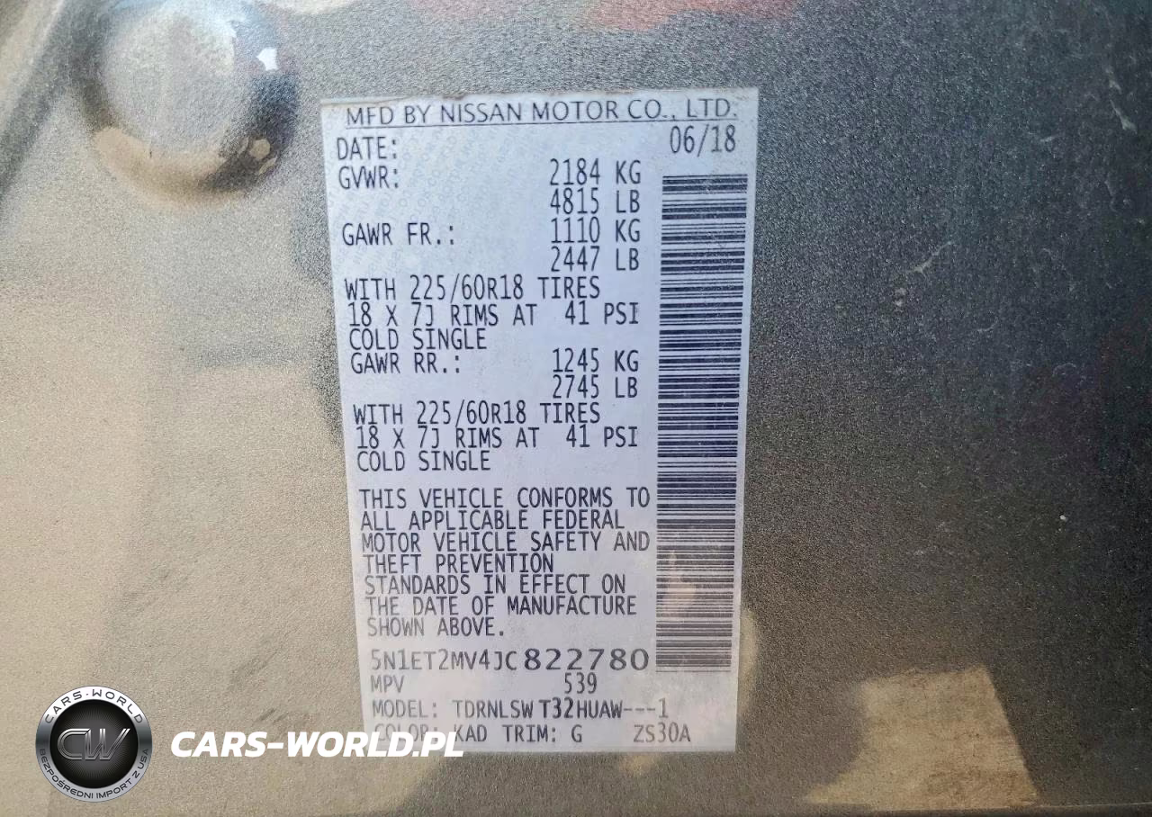 2018 Nissan Rogue Hybrid Sl VIN:5N1ET2MV4JC822780 - 13