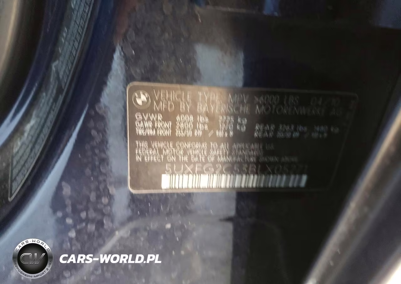 2011 BMW X6 xDrive35I VIN:5UXFG2C53BLX05271 - 12