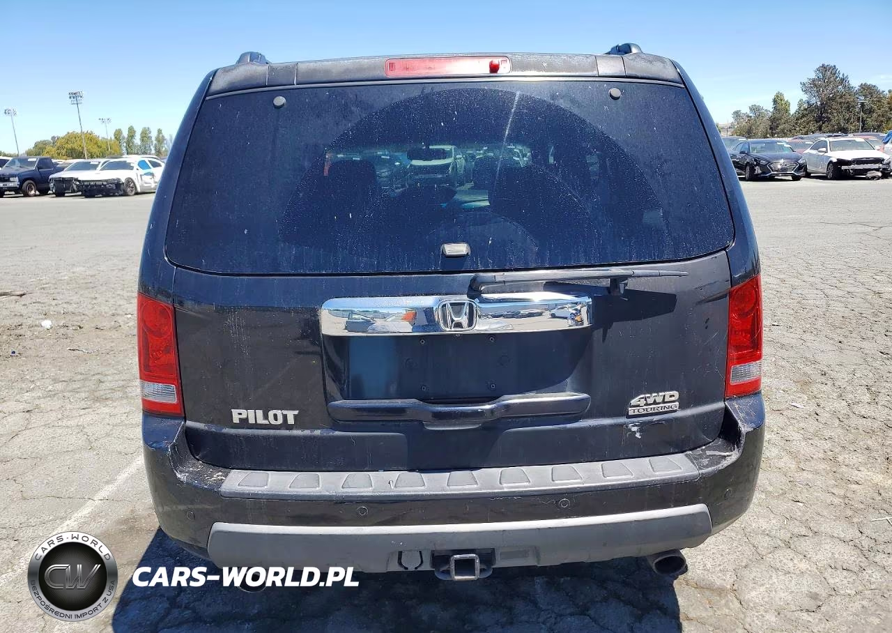 2010 Honda Pilot Touring VIN:5FNYF4H97AB005372 - 6