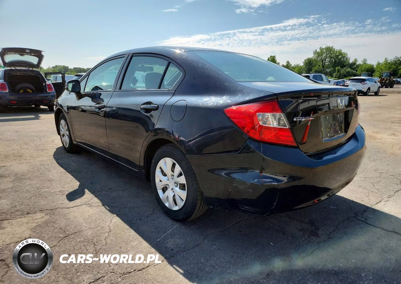 2012 Honda Civic Lx VIN:19XFB2F5XCE308713 - 2