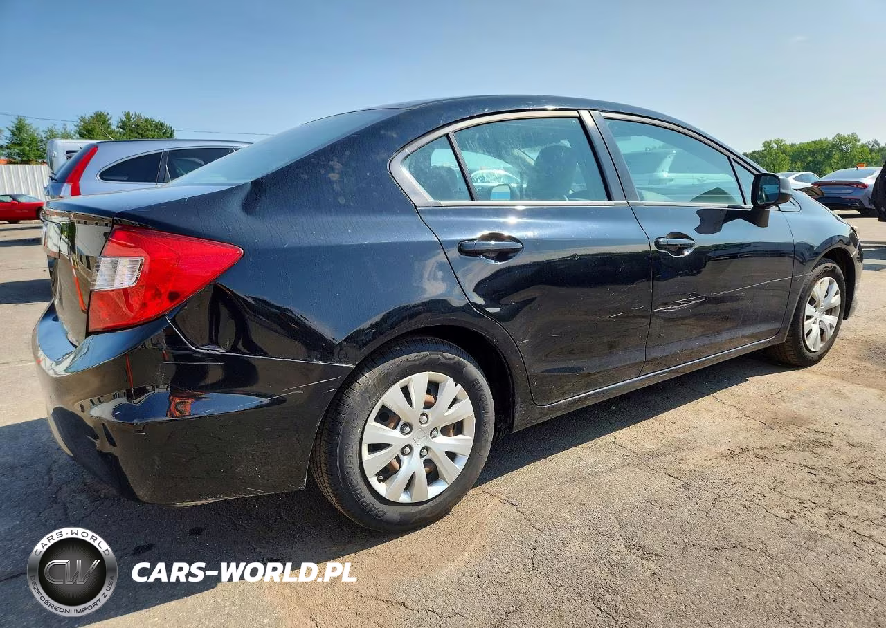 2012 Honda Civic Lx VIN:19XFB2F5XCE308713 - 3