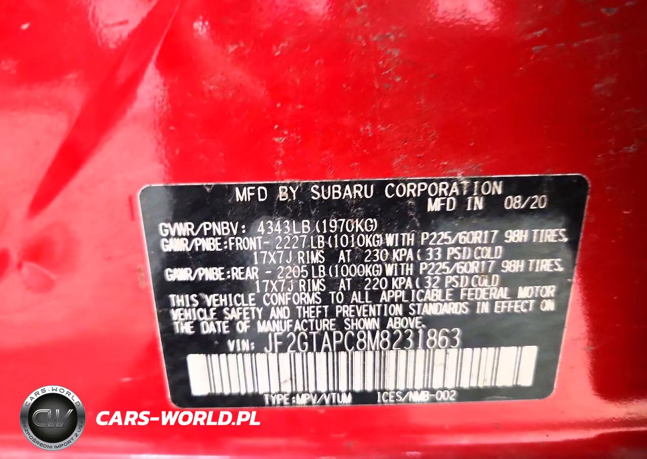 2021 Subaru Crosstrek Premium VIN:JF2GTAPC8M8231863 - 13