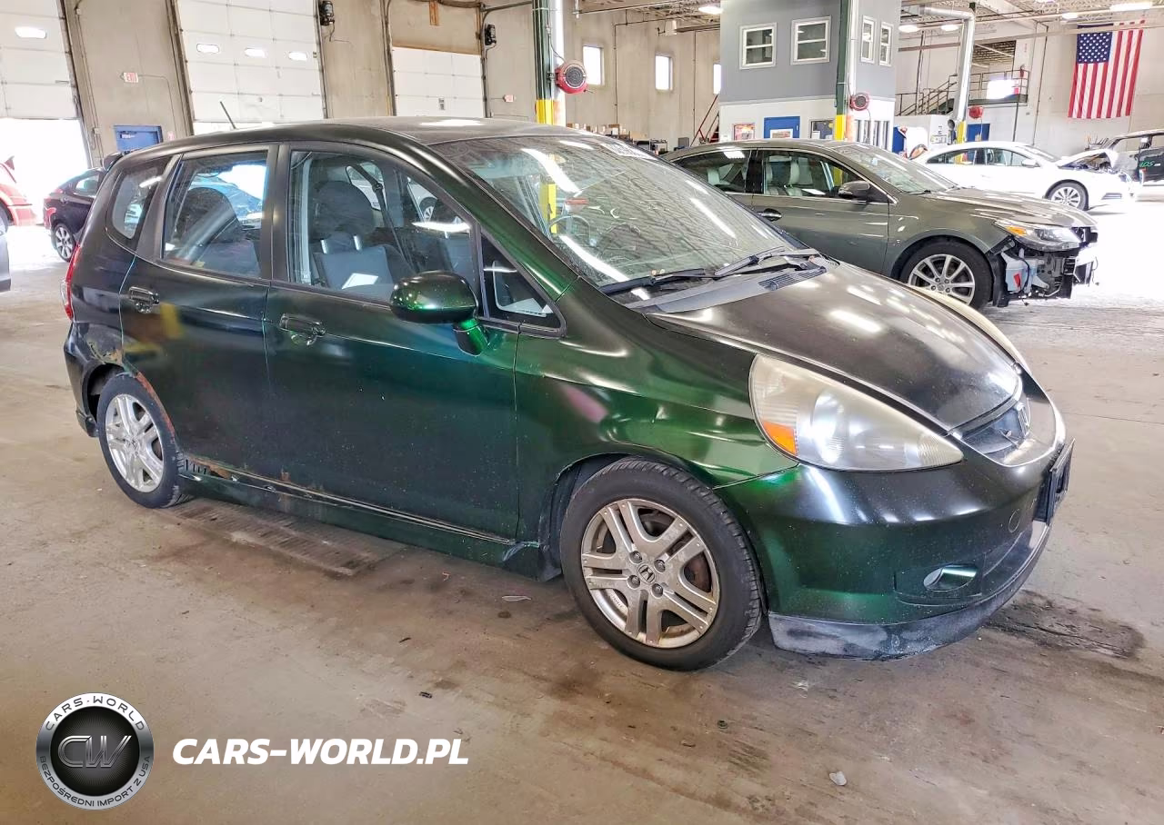 2007 Honda Fit S VIN:JHMGD38667S023826 - 4