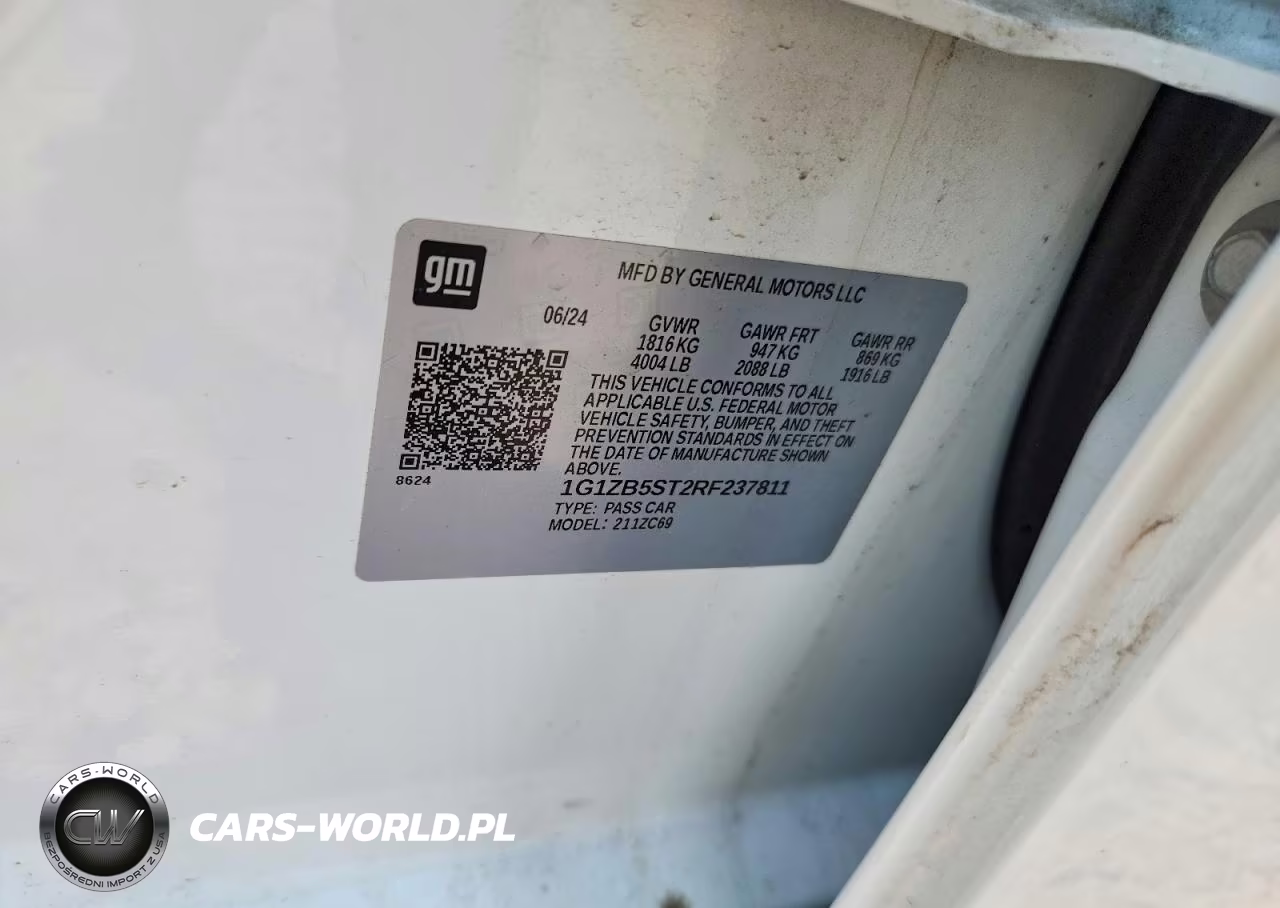 2024 Chevrolet Malibu Ls VIN:1G1ZB5ST2RF237811 - 12