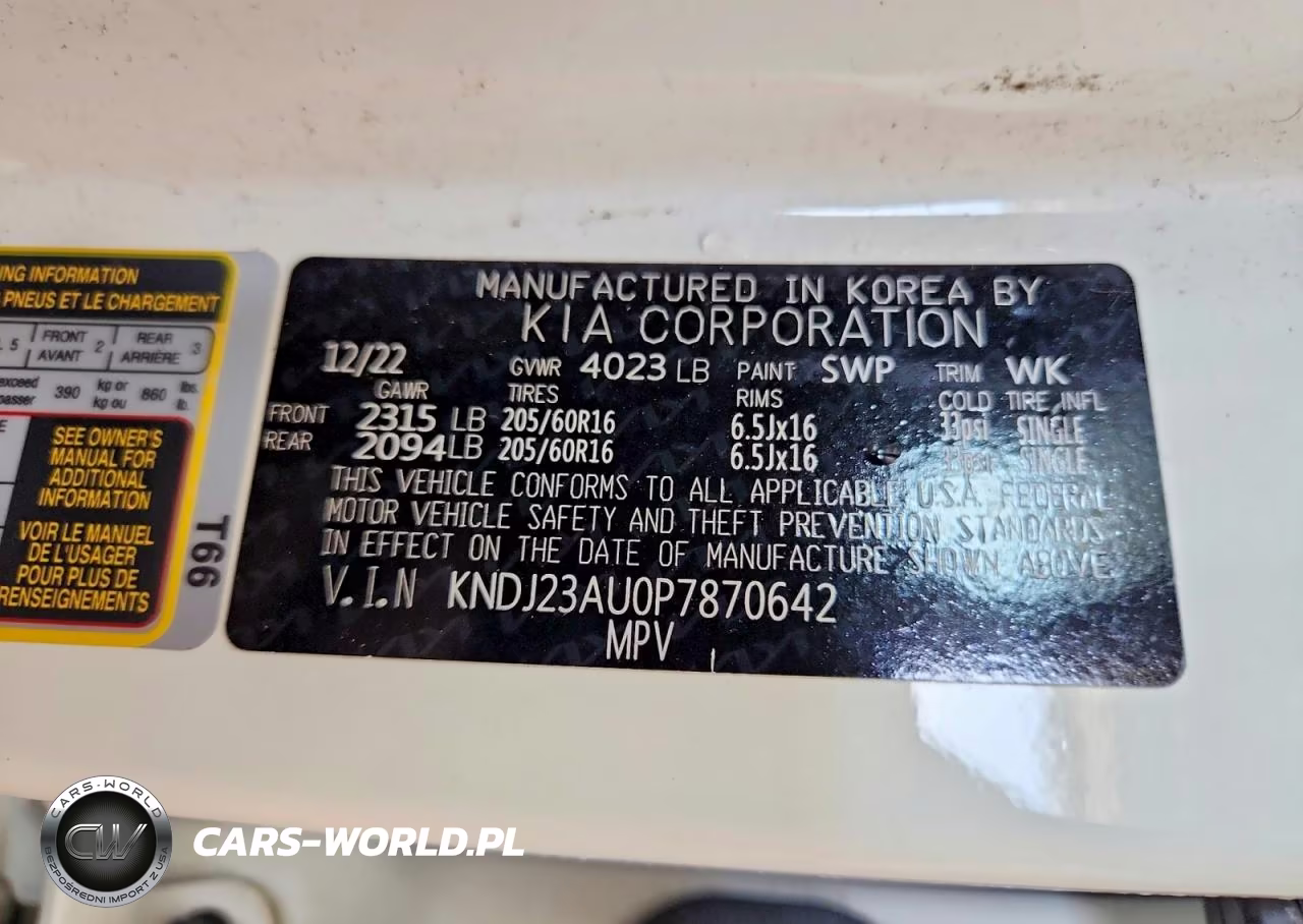 2023 Kia Soul Lx VIN:KNDJ23AU0P7870642 - 12