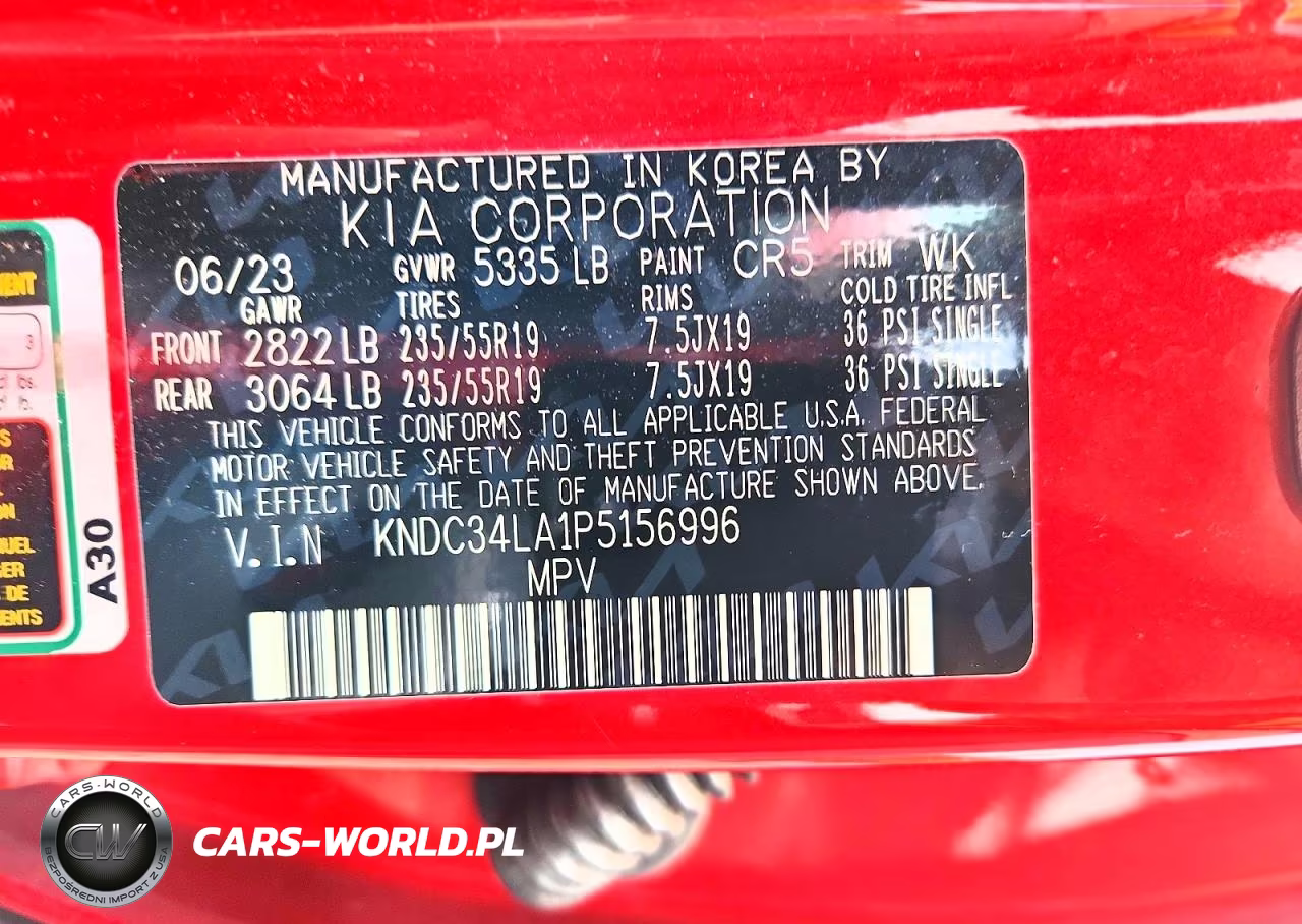 2023 Kia Ev6 Wind VIN:KNDC34LA1P5156996 - 13