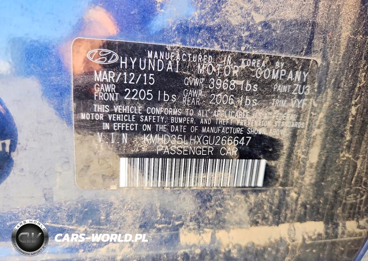 2016 Hyundai Elantra Gt Base VIN:KMHD35LHXGU266647 - 12