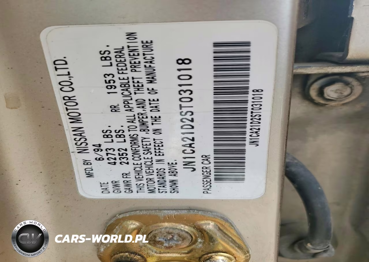 1995 Nissan Maxima Gxe VIN:JN1CA21D2ST031018 - 12