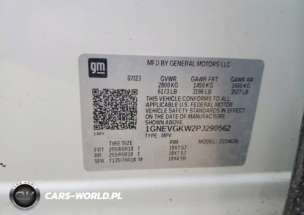 2023 Chevrolet Traverse Lt VIN:1GNEVGKW2PJ290562 - 14