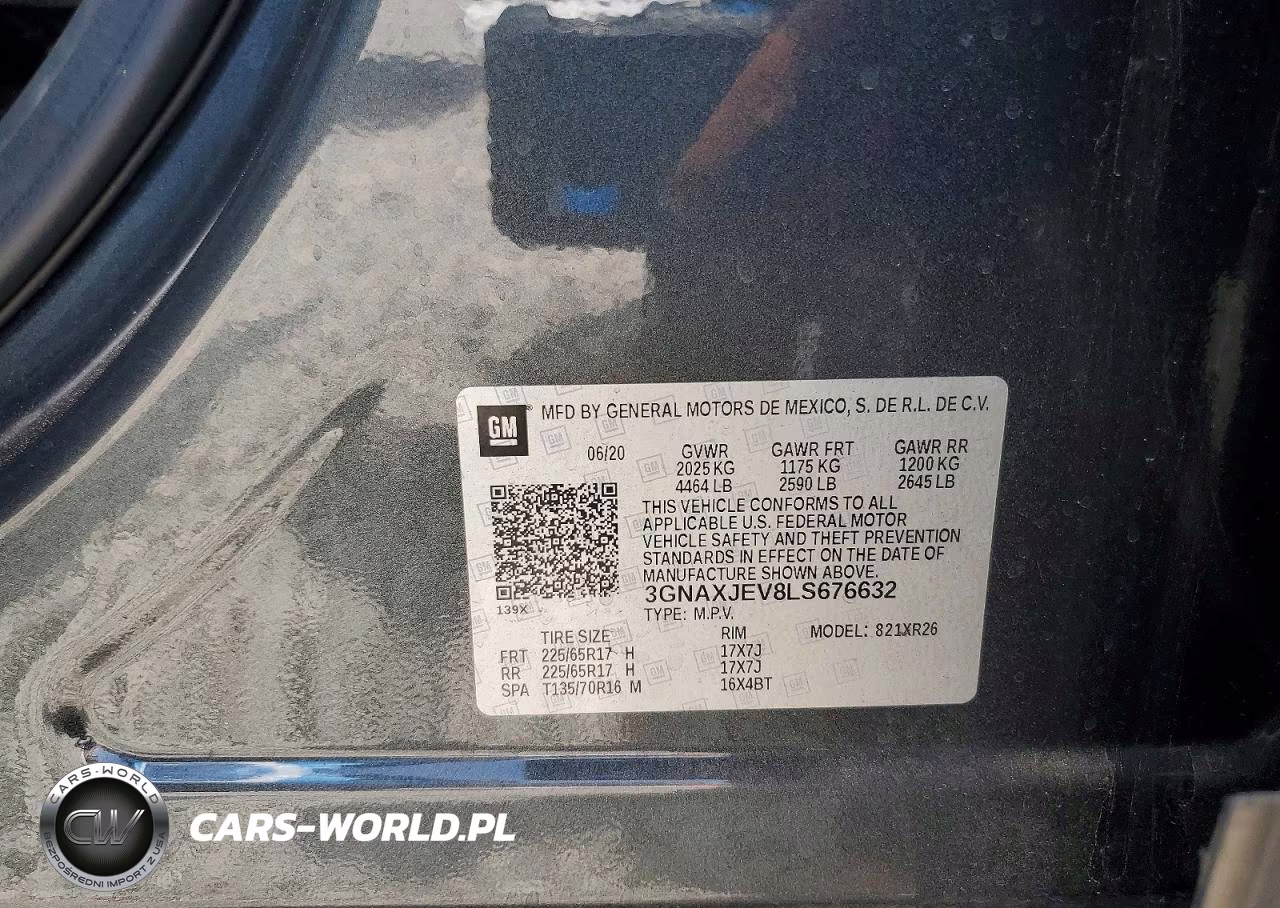 2020 Chevrolet Equinox Lt VIN:3GNAXJEV8LS676632 - 13